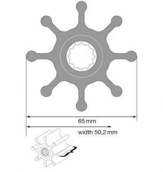 Preview: Johnson Impellerkit 1028BT-1