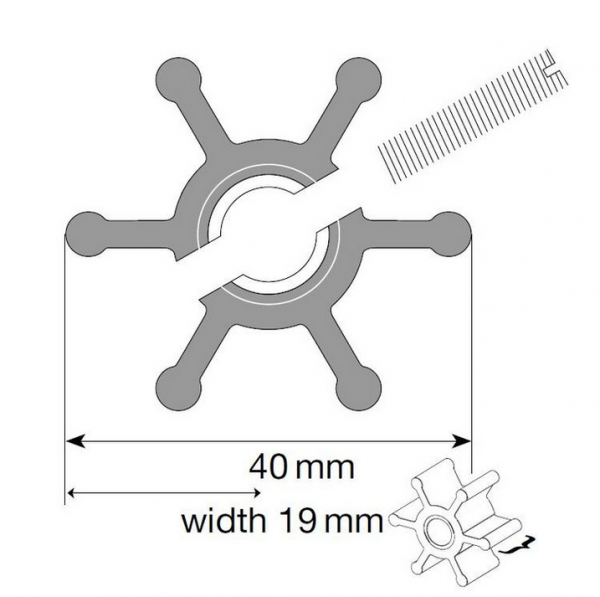 Johnson Impellerkit 808B-1